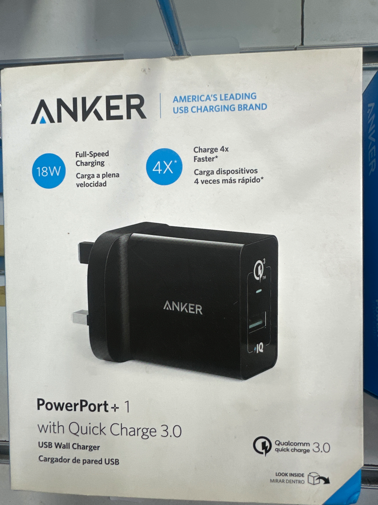 شاحن بيت سريع باور بورت انكر 18 واط A2013K18