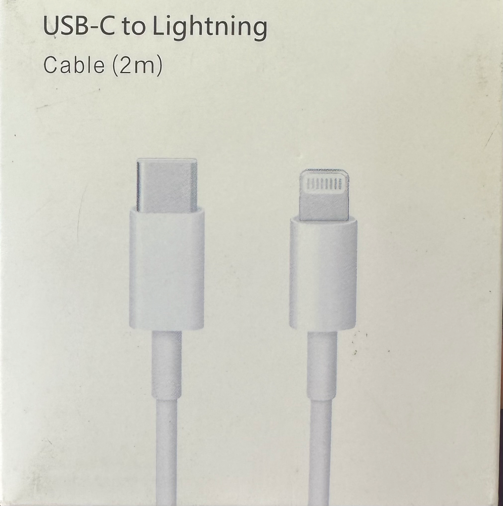 سلك شاحن ايفون-تايب سي شبيه الاصلي 2 متر