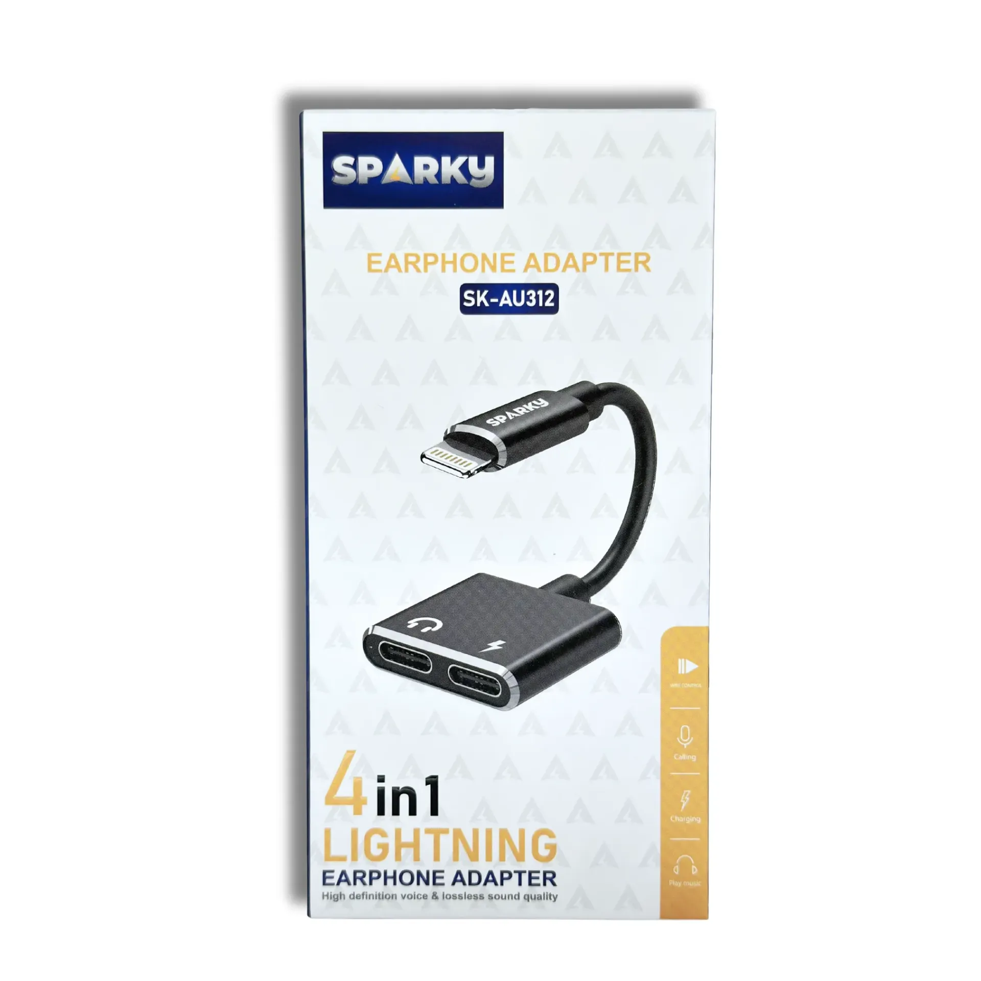 [SK-AU312] وصلة مدخلين ايفون-ايفون قماش 1  متر SK-AU312