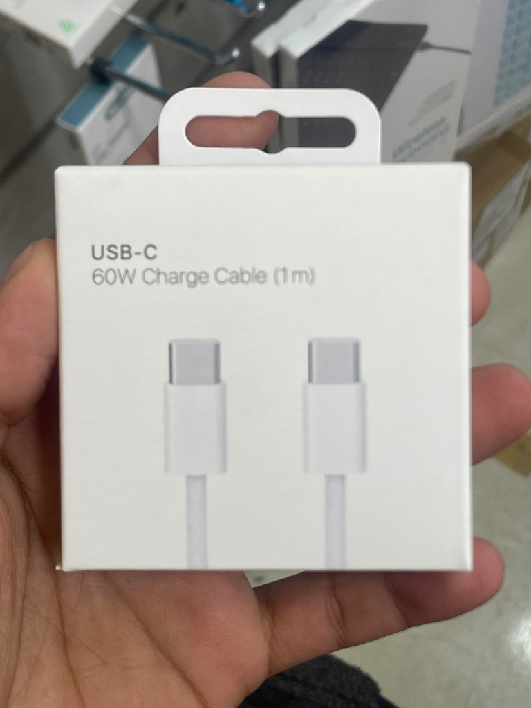 سلك شاحن تايب سي-تايب سي شبيه الاصلي 60واط