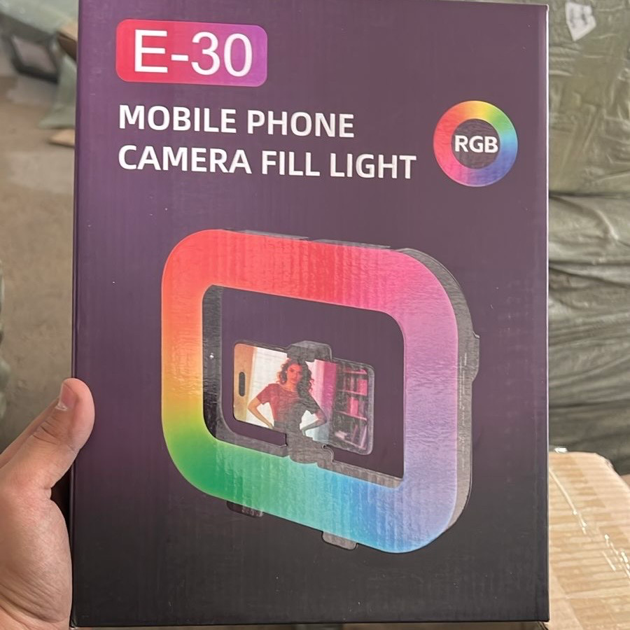 رينق لايت مربع الوان E-30RGB