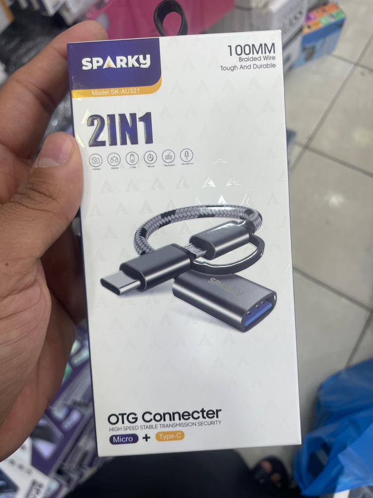 وصلة تحويل يو اس بي 2*1 SK-321