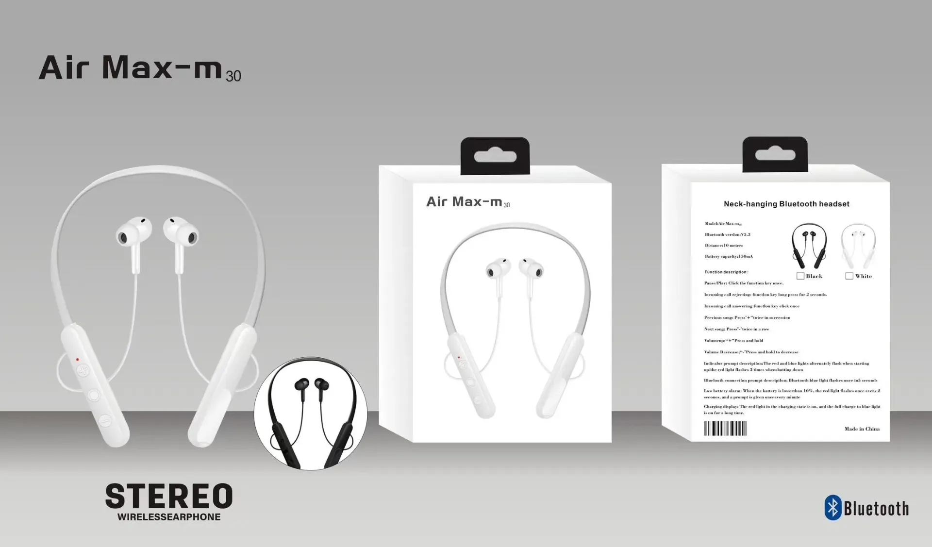 سماعة عنق ربل شكل سامسونج M30