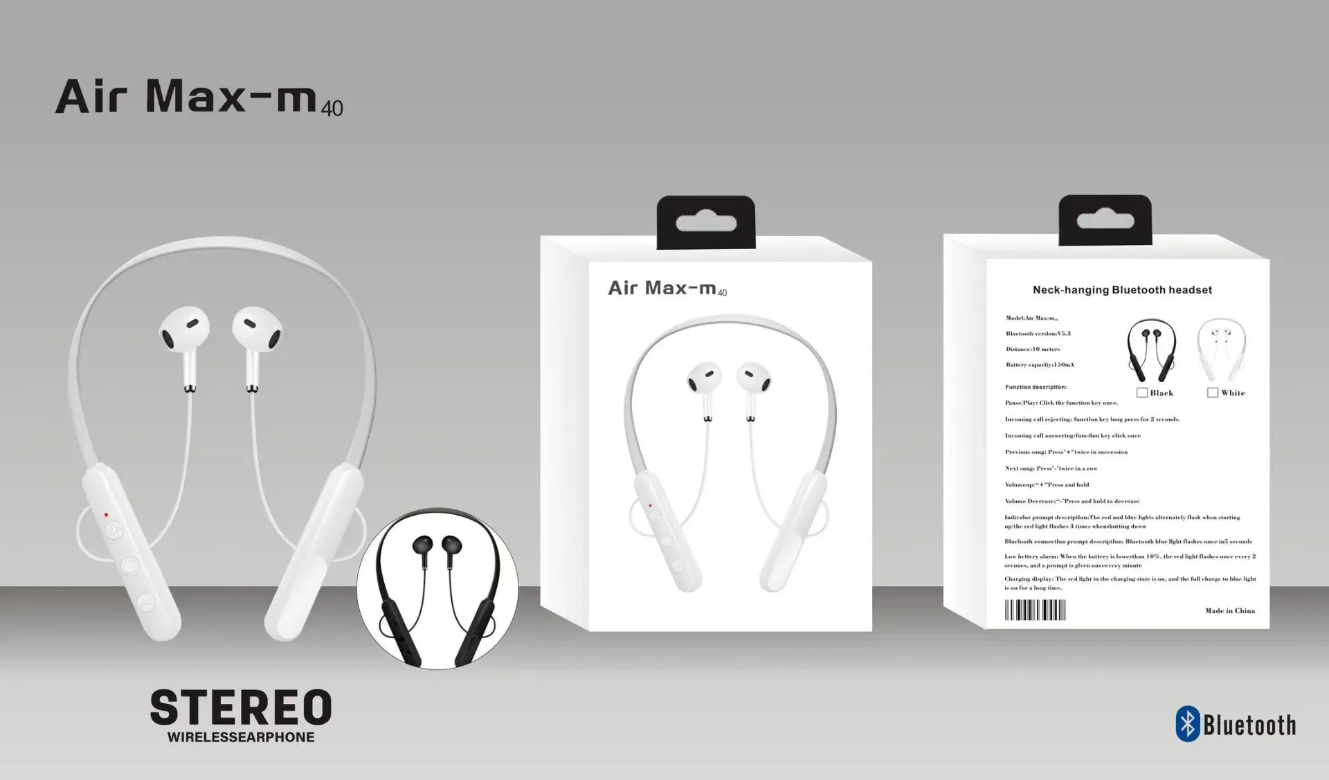 سماعة عنق عظمة شكل سامسونج M40