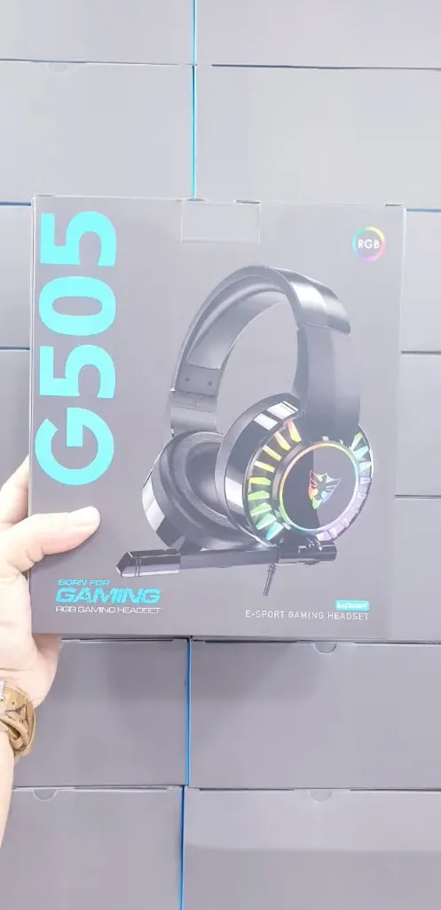 سماعة راس العاب سلك يو اس بي G505