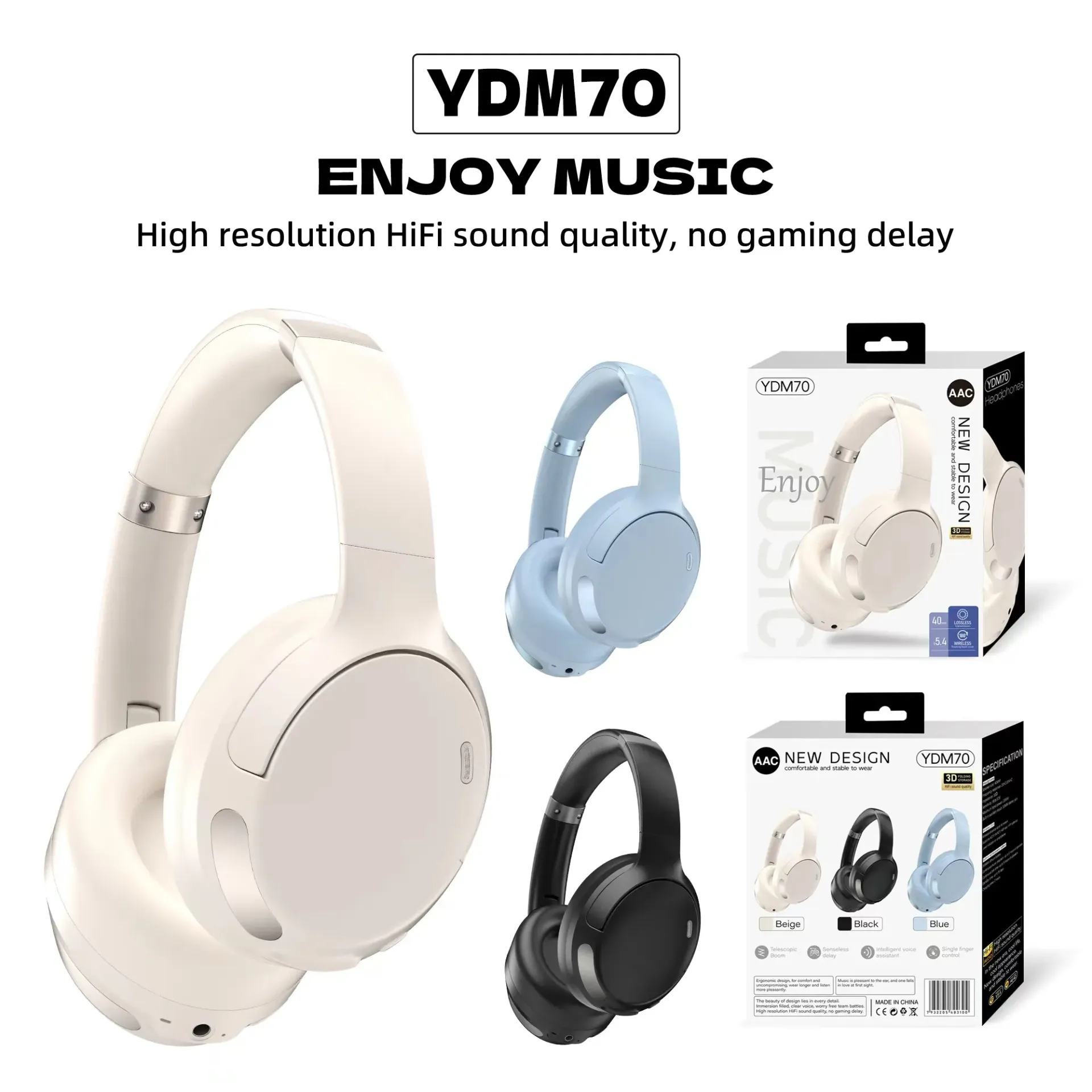 سماعة راس بلوتوث YDM70