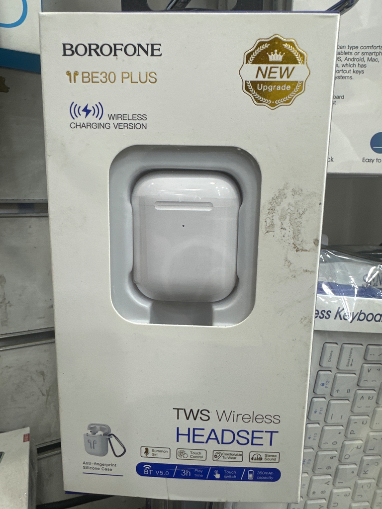 سماعة ايربودز بوروفون بكت ازرق BE30 PLUS 