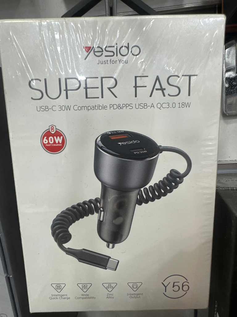 شاحن سيارة مخرجين يسيدو Y56