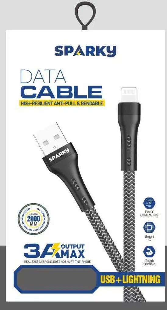 سلك شاحن قماش ايفون - يو اس بي 2 متر SK-2501